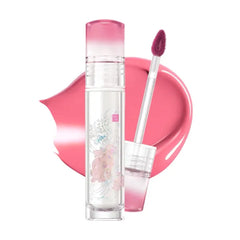 CLIO PROFESSIONAL Crystal Glam Tint, Glossy Lip Tint with Glass-Like Shine, Lightweight Buildable Lip Stain, Long-Lasting Color, Non-Sticky, Rose Extract, Korean Lip Tint
