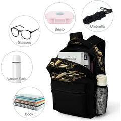 DULOT Formula Racing Car Laptop Bag Cute Backpack Casual Daypack for Camping Sporting Traveling