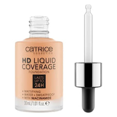 Catrice - HD Liquid Coverage Foundation - Flawless, High & Natural Coverage - Vegan & Cruelty Free