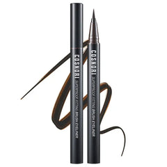 COSNORI Super proof Brush Eyeliner - 24h Pen Eyeliner – Super Slim Lasting Liquid Eye Liner - Smudge, Budge Resistant Wear – Allergen Free - 0.02 fl.oz
