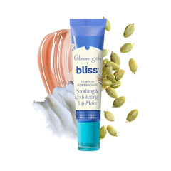 Bliss Hydrating Lip Mask Collection – Pumpkin Powerhouse & Mighty Marshmallow – Exfoliating, Soothing & Moisturizing Overnight Balm for Dry Lips | Vegan & Cruelty-Free Skincare