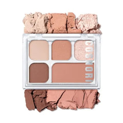 COSNORI My Moment Eye Palette 5 Pigmented Shades, Matte, Shimmer & Glitter, Blendable & Multi-Use