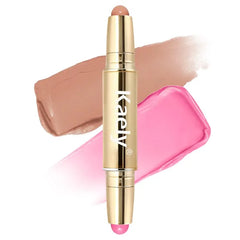 Kaely Contour Blush Multiuse Stick Makeup, Cream Bronzer Contouring Sticks Palette Face Make Up Kit, Ultra-Creamy Radiant Finish Formula, Vegan & Cruelty-free