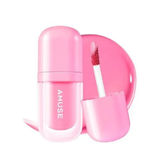 Amuse SEOUL Bebe Tint, 24 Hour Long Lasting Lip Stain, Glass Like Plumping, Lightweight, Moisturizing Lip Oil Tint, Hydrating High-Shine Gloss Korean Beauty Makeup