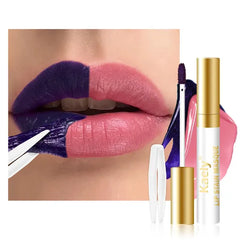 Kaely Lip Stain Peel Off Masque, Long Lasting Waterproof Smudge Proof Lip Tint, Non-Transfer Semi Permanent Lipliner Tattoo with Tweezer, Matte Finish, Vegan & Cruelty-Free