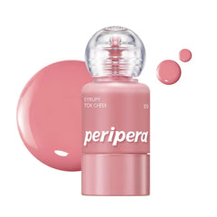 Peripera SYRUPY TOK CHEEK & Blurry Tok Cheek, Liquid Blush, Dewy & Matte Finish, Lightweight Buildable Formula, Hydrating Long-Lasting Korean Cheek Tint