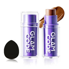 Glam Code Vegan Contour Stick Makeup – Cream-to-Powder Bronzer for Fair to Medium Skin – Smooth, Buildable & Long-Lasting