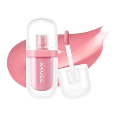 Amuse SEOUL Jel Fit Tint, Jelly Lip Stain, Long Lasting Hydrating Lip Gloss, Smooth Moisturizing Lip, Glossy Finish, Vegan, Korean Beauty Makeup