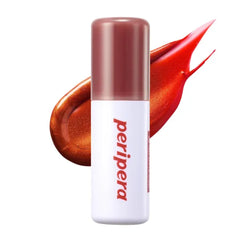 Peripera Ink Glasting Lip Gloss, Non-Sticky, Gloss Shine, Wand for Easy Application, Korean Lip Gloss, Fuller Looking Lips, Buttery Soft, Long Lasting Lip