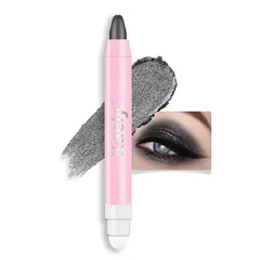 Kaely 2 in 1 Cream Eye Shadow Brightener Sticks for Eyes, Pencil Eyeshadow Applicator Stick Waterproof Pigmented, Eye Shadow Palette Highlighter Makeup
