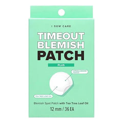 I DEW CARE Hydrocolloid Acne Pimple Patch Timeout Cute Patches, Facial Stickers, Absorbing with Tea Tree Leaf Oil, Trouble Treatment for Face, 36 Count
