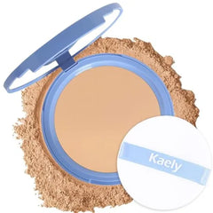 FeiCuiYun Oil Control Matte Perfection Face Powder Compact For Women, Matte Smooth Flawless Setting Powder Makeup, Polvo Compacto De Maquillaje, Waterproof Long Lasting
