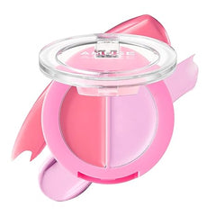 Amuse SEOUL Lip and Cheek Healthy Balm Multiuse Buildable Cream & Balm Blush, Glossy Creamy Texture, Natural Flush, 2 Colors, Lightweight, Vegan, Korean Beauty Makeup