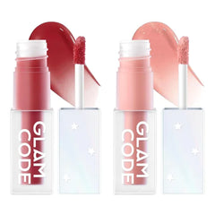 Glam Code Liquid Blush Makeup for Cheeks (2 pack) - Hydrating Creamy Blush & Blendable Formula, Skincare-Infused, Lightweight for Sensitive Skin, Dewy Finish, Vegan & Cruelty-free