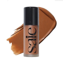 Saie Dew Bronze - Hydrating Liquid Bronzer Stick For a Sun Kissed Glow - Liquid Contour Stick Infused with Nourishing Skin Care Ingredients - Sculpted Face Makeup Essential