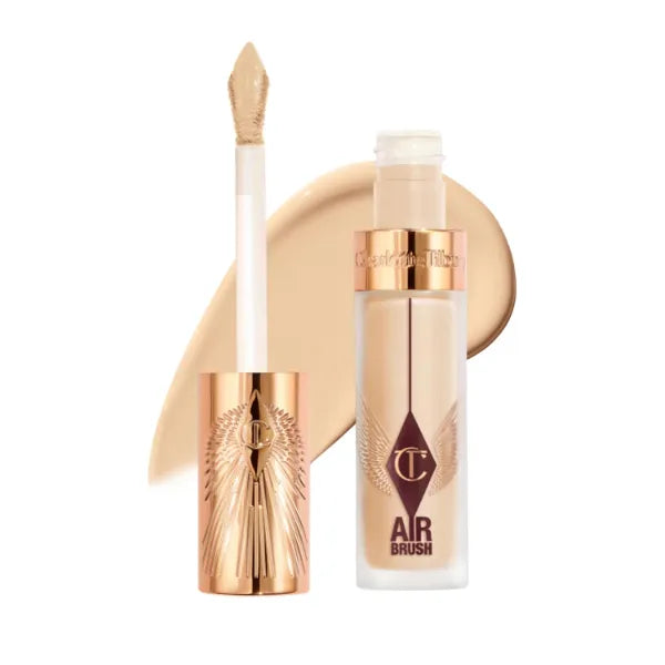 Charlotte Tilbury Airbrush Flawless Blur Concealer – Longwear Full Coverage Concealer for Dark Circles, Blemishes & Redness