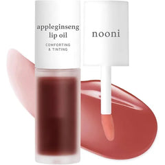 NOONI Korean & Vegan Appleseed Lip Oil Collection – Long-Lasting Hydrating, Plumping, Waterproof Lip Stains