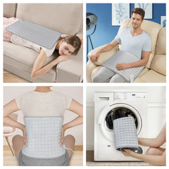 Equate XL Electric Heating Pad 12'' x 24'' - 6 Heat Settings, Auto Shut-Off for Pain Relief