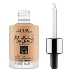 Catrice - HD Liquid Coverage Foundation - Flawless, High & Natural Coverage - Vegan & Cruelty Free
