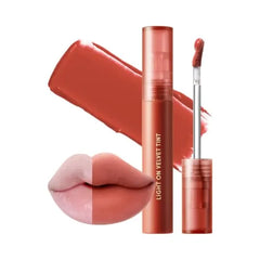 Nature Republic Light on Velvet Tint, Liquid Lipstick, lip tint, Blur effect, lip & cheek, nude lip, Soft Creamy Matte Finish Lip, Velvety, lip stain, High Pigment