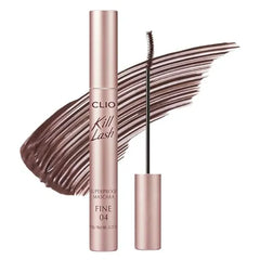 CLIO PROFESSIONAL Kill Lash Superproof Mascara, Waterproof Fiber Lengthening for Straight Lashes, Smudge & Flake Proof, Clump Free Lash Extension for Lifted Curl, Safe for Sensitive Eyes