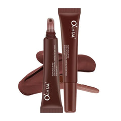 O'CHEAL Moisturizing Lip Tint Stain, Liquid Lipstick, Lightweight, Plumping, Non Sticky, Long-Lasting, Waterproof, High-Light, Non-Stick Cup, Cruelty-Free & Vegan