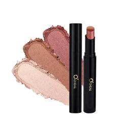 O'CHEAL 3 Color Gradient Eyeshadow Stick Matte Shimmer Waterproof Long-lasting Crease-proof & easy to apply, suitable for dailymakeup touch-ups, Eye shadow pen for Make Up