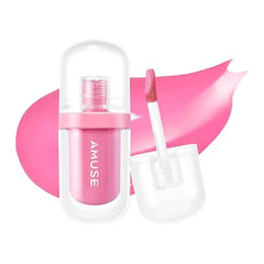 Amuse SEOUL Jel Fit Tint, Jelly Lip Stain, Long Lasting Hydrating Lip Gloss, Smooth Moisturizing Lip, Glossy Finish, Vegan, Korean Beauty Makeup
