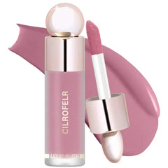 Cilrofelr Dewy Liquid Blush, Soft Cream Liquid Blush for Cheek, Buildable & Blendable Pigment, Lightweight & Smooth Texture, Longwear Formula for a Soft, Natural Flush
