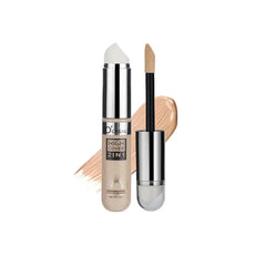 O'CHEAL High Cover Double Ended Sponge Liquid Foundation Contour Stick Waterproof Long-wear Lightweight Brighten Stick Concealer Beauty Makeup