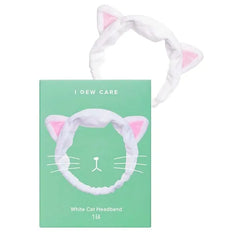 I DEW CARE Face Wash Headband  Animal Head band for Face Washing & Skincare, Spa Day, Soft & Fuzzy, Cute for Makeup, Shower, Teen Girls Stuff, Teddy Bear Ears, (1 Count)