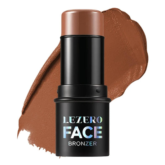 Lezero Cream Bronzer Stick – Multi-Use Matte Contour Makeup Wand for Face Sculpting, Easy Apply, Long-Wear Waterproof Formula, Buildable & Blendable, Face Shaping Beauty Stick, Multiple Shades