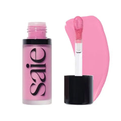 Saie Dew Liquid Blush for Cheeks - Hydrating Cream Blush Stick with a Blendable + Buildable Formula - Skincare Infused Dewy Cheek Tint for a Natural Flush - Glowy Makeup Essential