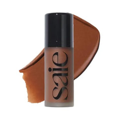 Saie Dew Bronze - Hydrating Liquid Bronzer Stick For a Sun Kissed Glow - Liquid Contour Stick Infused with Nourishing Skin Care Ingredients - Sculpted Face Makeup Essential