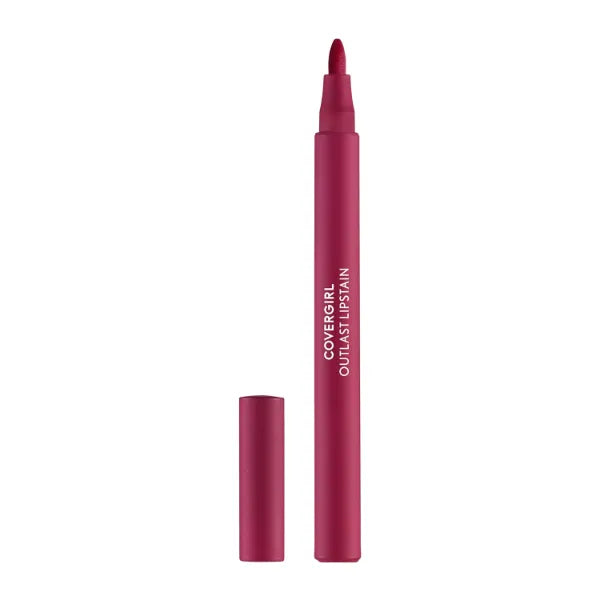 COVERGIRL Outlast, Lipstain, Smooth Application, Precise Pen-Like Tip, Transfer-Proof, Satin Stained Finish, Vegan Formula