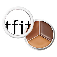 TFIT 3 Color Concealer Cream Palette Full Coverage 0.52 Ounce