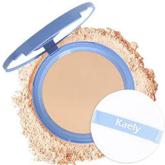 FeiCuiYun Oil Control Matte Perfection Face Powder Compact For Women, Matte Smooth Flawless Setting Powder Makeup, Polvo Compacto De Maquillaje, Waterproof Long Lasting