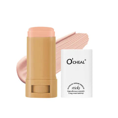 O'CHEAL Face Foundation Contour Stick Long-wear Lightweight Brighten Blemish Contouring Face Concealer Foundation Stick Beauty Makeup