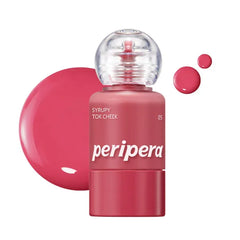 Peripera SYRUPY TOK CHEEK & Blurry Tok Cheek, Liquid Blush, Dewy & Matte Finish, Lightweight Buildable Formula, Hydrating Long-Lasting Korean Cheek Tint