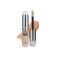 O'CHEAL High Cover Double Ended Sponge Liquid Foundation Contour Stick Waterproof Long-wear Lightweight Brighten Stick Concealer Beauty Makeup