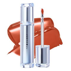 JUDYDOLL Ice Watery Lip Gloss, Moisturizing Liquid Lipstick with Hyaluronic Acid & Collagen,Long-lasting Mirror Lip Glazes with Iron Applicator