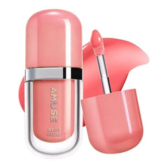 Amuse SEOUL Jel Fit Tinted Lip Gloss, Ultra Shine Plumping Lip Stain, Hydrating Volumizing Lip Tint, Non Sticky, Long Lasting Glossy Finish, K Beauty Makeup High Shine, Buildable Color