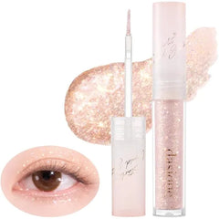dasique Starlit Jewel Liquid Glitter Twinkle Glitter Shadow Korean Makeup Shimmer Eye Make Up Eyeshadow Eyeliner Long lasting Multi use Quick drying