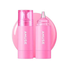 Amuse SEOUL Cheek Tok Tok Liquid Blush, Soft Velvet Cheek Stain, Natural Flush, Long Lasting Cheek Tint, Buildable Matte Finish, Korean Beauty Makeup