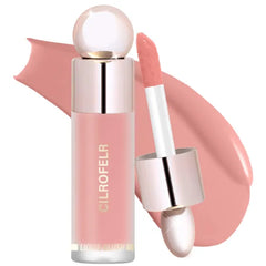 Cilrofelr Dewy Liquid Blush, Soft Cream Liquid Blush for Cheek, Buildable & Blendable Pigment, Lightweight & Smooth Texture, Longwear Formula for a Soft, Natural Flush