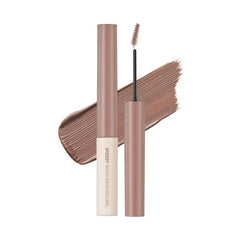 PERIPERA Speedy Skinny Brow Mascara, Tinted Eyebrow Mascara with Slim Precision Brush, Clump-Free Natural Brows, K Beauty, Korean Makeup