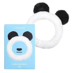 I DEW CARE Face Wash Headband  Animal Head band for Face Washing & Skincare, Spa Day, Soft & Fuzzy, Cute for Makeup, Shower, Teen Girls Stuff, Teddy Bear Ears, (1 Count)