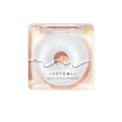 JUDYDOLL Starlight Highlighting Powder, Face Highlighter, Buildable Finishes from Natural to Sparkle, Photo-Ready Glow for All Skin Tones, Luminous & Translucent