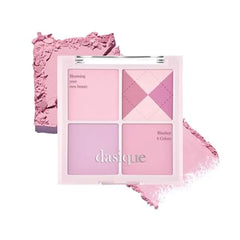 dasique Blending Mood Cheek 4 Blendable Shades in Lightweight Smooth Powder Vegan Pink Blush