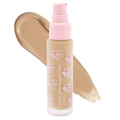 KimChiChic Beauty A Really Good Foundation Medium to Full Coverage Makeup Long Lasting, Lightweight Formula